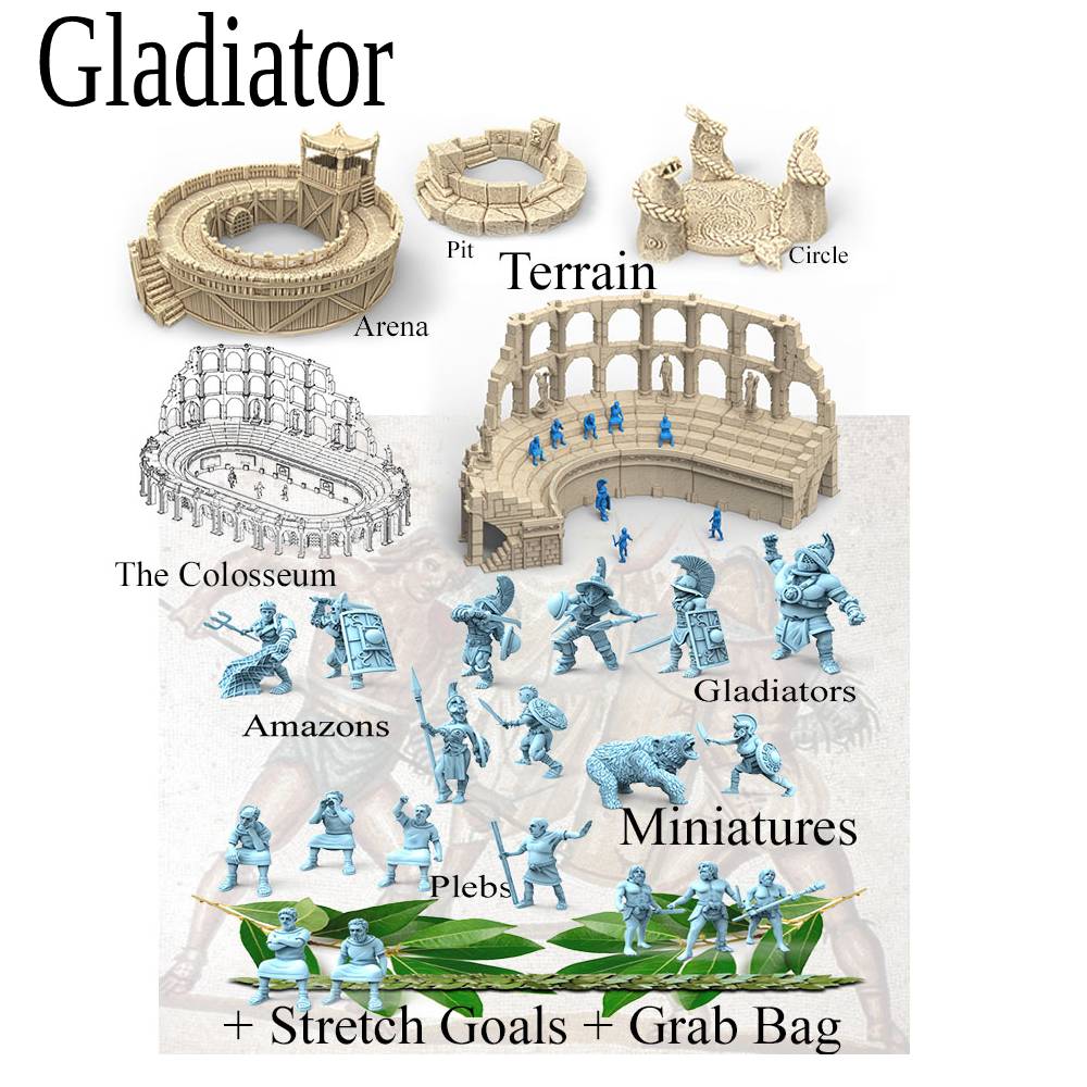 Gladiator Bundle - All In Terrain & Miniatures